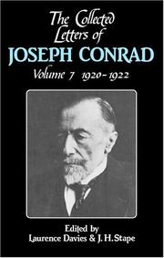 The Collected Letters of Joseph Conrad