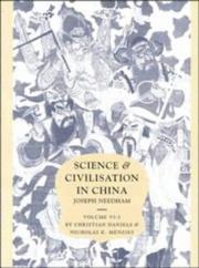 Science and Civilisation in China  Volume 6