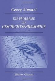 Die Probleme der Geschichtsphilosophie