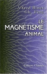 Le magnétisme animal