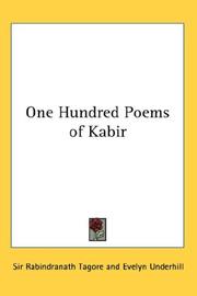 One Hundred Poems of Kabir