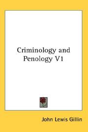 Criminology and Penology V1