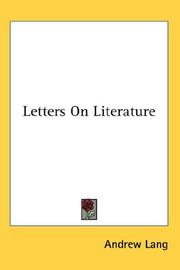 Letters on literature