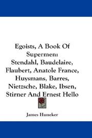 Egoists, A Book Of Supermen