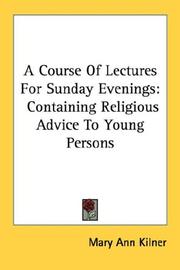 A course of lectures, for Sunday evenings