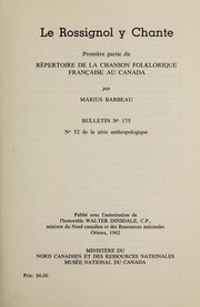 Répertoire de la chanson folklorique française au Canada