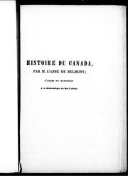 Histoire du Canada