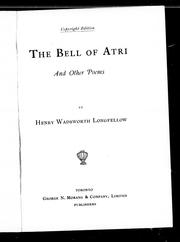 The bell of Atri and other poems