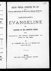 Longfellow's Evangeline and sixteen of his shorter poems