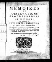 Mémoires et observations géographiques et critiques sur la situation des pays septentrionaux de l'Asie et de l'Amérique