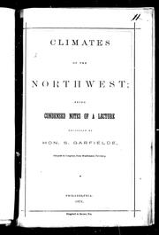 Climates of the Northwest