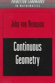 Continuous Geometry