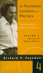 The Feynman Lectures on Physics Vol. 4