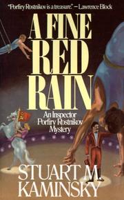 A Fine Red Rain (Inspector Porfiry Rostnikov Mystery)