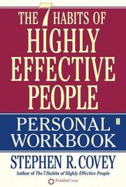 The 7 habits of highly effective people personal workbook