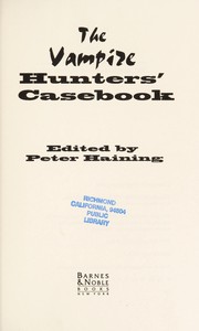 The Vampire Hunter's Casebook