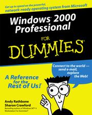 Windows 2000 professional for dummies [electronic resource]