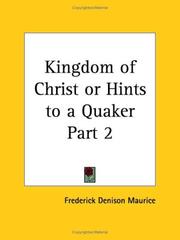 Kingdom of Christ or Hints to a Quaker, Part 2