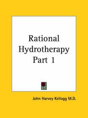 Rational Hydrotherapy, Part 1