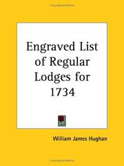 Engraved List of Regular Lodges for 1734