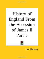 History of England From the Accession of James II, Part 5