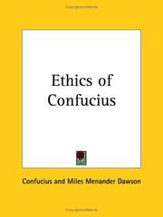 The ethics of Confucius