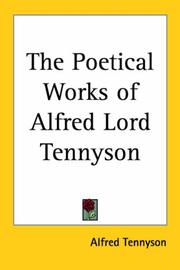 The poetical works of Alfred, Lord Tennyson