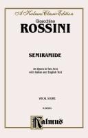 Semiramide: A Kalmus Classic Edition