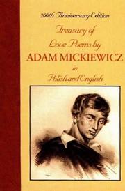 Treasury of love poems by Adam Mickiewicz