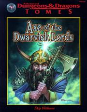 Axe of the Dwarvish Lords (AD&D Tomes Series)