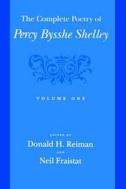 The complete poetry of Percy Bysshe Shelley