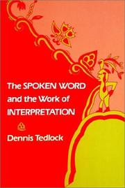 The spoken word and the work of interpretation