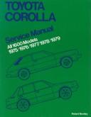 Toyota Corolla 1600 service manual