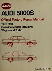 Audi 5000S official factory repair manual