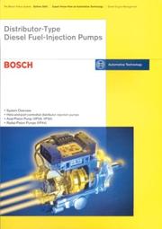 Distributor Type Diesel Fuel Injection Pumps