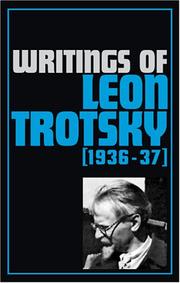 Writings of Leon Trotsky, 1936-37 (Writings of Leon Trotsky)