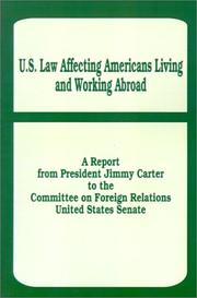 U. S. Law Affecting Americans Living and Working Abroad
