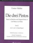 Die Drei Pintos, Volume 2 (Recent Researches in the Music of the Nineteenth and Early Twentieth Centuries, Volume 31)
