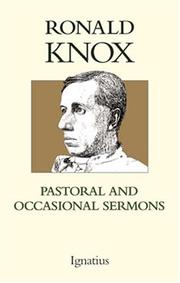 Pastoral sermons and occasional sermons