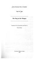 The Dog in the Manger (Carleton Renaissance Plays in Translation)