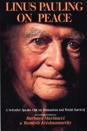 Linus Pauling on peace