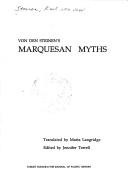 Von den Steinen's Marquesan myths