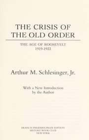 The crisis of the old order