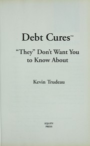 Debt cures "they" don't want you to know about