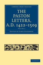 The Paston Letters Ad 14221509 Vol 2