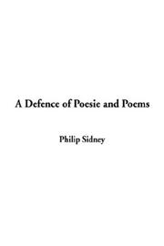 A Defence of Poesie and Poems