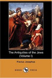 The Antiquities of the Jews