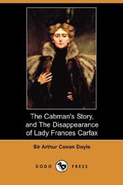 The Cabman's Story, and The Disappearance of Lady Frances Carfax