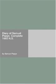 Diary of Samuel Pepys  Complete 1665 N.S