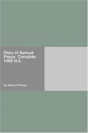 Diary of Samuel Pepys  Complete 1669 N.S